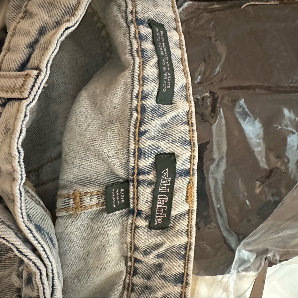 Wild Fable Denim Cuffed Shorts. - Picture 4 of 10